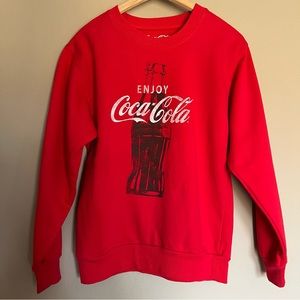 🥤 Red Coca-Cola Crewneck Sweatshirt Small